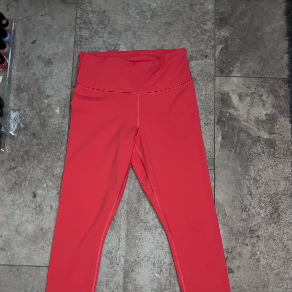 Coral yoga pants